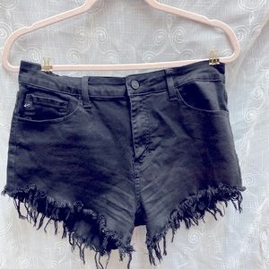 Kancan black jean shorts